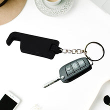 2 in 1 Plastic Keychain with Mobile Stand / Phone Holder (1 Pc / Multicolor) - dailyneed.life