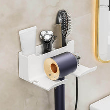 3 Compartment Wall Mount Hair Blower, Hair Dryers Holder (1 Pc) - dailyneed.life