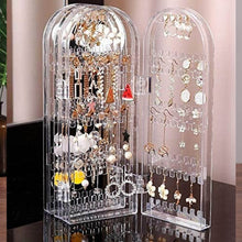 4 Folding Storage Hanger Acrylic Earring Screen Holder Display Stand Clear (1 Set) - dailyneed.life