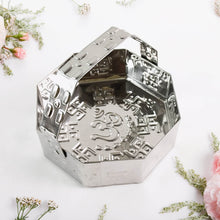 Traditional Stainless Steel Octagon Pooja Basket 1 Pc with Handle - dailyneed.life