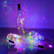 Wine Bottle Cork LED String Light, 2M Cable Multicolor, Battery Operated (1 Pc) - dailyneed.life