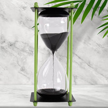 Glass & Stainless Steel Decorative Sand Timer 19 cm (1 Pc) (2 Minute Approx) - dailyneed.life