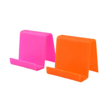 Durable Plastic Mobile Phone Stand with Angled Support (2 Pc / Mix Color) - dailyneed.life