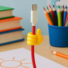 Yellow Multifunctional Multi functional Hand Shape Wall Clip Hanger Keys Cable Holder - dailyneed.life