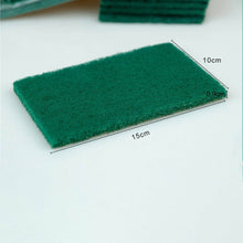 Scrub Sponge Cleaning Pads Aqua Green 10PCS - dailyneed.life