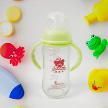 Glass Baby Feeding Bottle with Handles & Straw (240 ML / 1 Pc) - dailyneed.life
