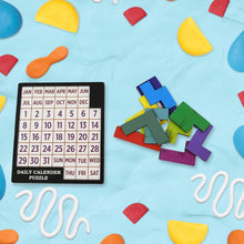 Wooden Daily Calendar Puzzle (Multicolor / 1 Set) - dailyneed.life