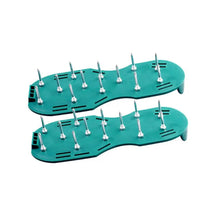 Lawn Aerator Sandals, Garden Grass Aerator Spiked Sandals Green Studded Shoes for Yard Patio Garden Excavation - dailyneed.life