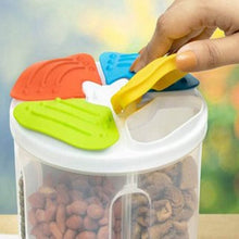 4 Section Storage containers airtight Transparent Food Plastic Storage Container - dailyneed.life