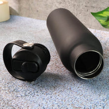 Stainless Steel Water Bottle with Carry Strap & Built-In Straw 1000ML Approx (1 Pc) - dailyneed.life