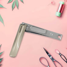 Stainless Steel Folding Portable Large Nail Clippers with Nail File (1 Pc) - dailyneed.life