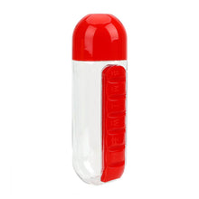 Water Bottle with Built-in 7-Day Pill Organizer Approx 900ml (1 Pc) - dailyneed.life