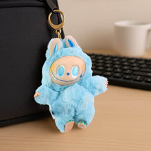 Sky Blue Plush Toy Cartoon Keychain with Hook Colorful Animal Sky Blue Have a Seat Vinyl Plush Blind Box (1 Pc) - dailyneed.life