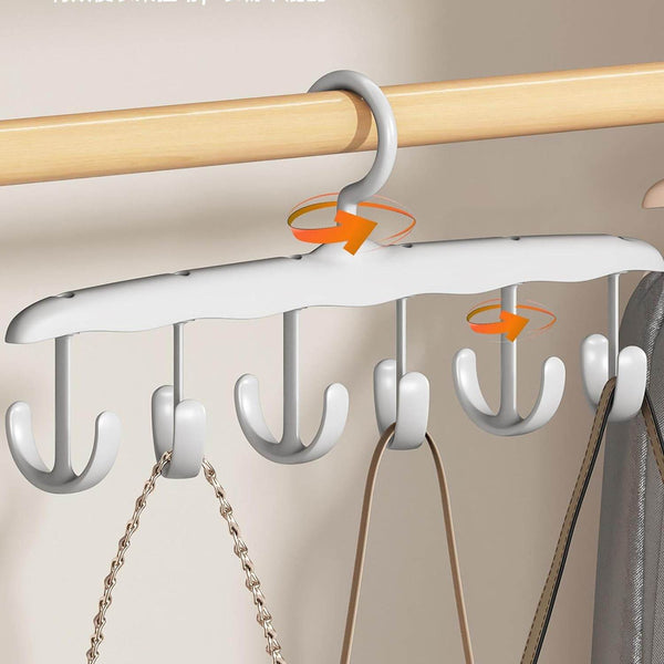 Rotatable Tank Top Hanger – Space Saving Closet Organizer for Dorms & Apartments (12-Hook) - dailyneed.life