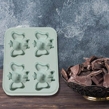 Silicone Cartoon Shape 4 Grid Ice Cube Tray Ice Cube Molds Trays Small Cubes Tray For Fridge, Flexible Silicon Ice Tray (1 pc) - dailyneed.life