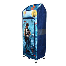 Multi Purpose Foldable Baby Wardrobe / Toy Box 5 Shelves Cartoon Printed - dailyneed.life