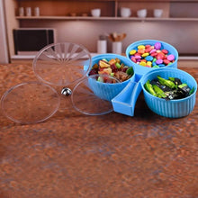 Premium 3-Compartment Revolving Dry Fruit Box (1 Pc) - dailyneed.life