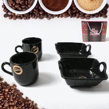 Play Station Ceramic Tea / cups / Mug Set With Handle Serving Bowl Milk Cup, Coffee Cup, Tea Cup, Breakfast Cup, Drinking Mug or Outdoor for Household, Gift for Birthday, Wedding Party (4 Pcs set) - dailyneed.life