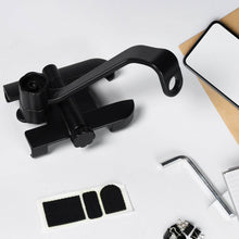 Mobile Phone Holder With Easy Adjustable Rear View Mirror Mount Solid Metal Cradle Stand Suitable for Bike & Mobile Phones - dailyneed.life