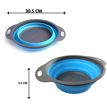 Round Sili Strain used in all kinds of household and official kitchen purposes as a Foldable utensil. - dailyneed.life