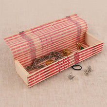 Multi-Purpose Handcrafted Bamboo Mat Style Pen Pencil & Makeup Box (1 Pc) - dailyneed.life