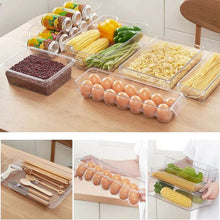 Refrigerator Organizer Bins Stackable Fridge Organizers for Freezer, Kitchen, Cabinets Box - dailyneed.life