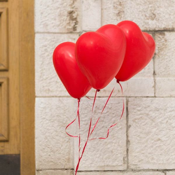 Heart shaped balloons Kinds of Rainbow Party Latex Balloons for Birthday / Anniversary / Valentine's / Wedding / Engagement Party Decoration One Color (20 Pcs Set) - dailyneed.life