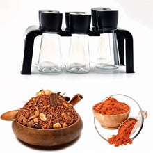 6-Piece Plastic Spice Jar Set with Stand - dailyneed.life