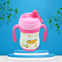 Vacuum Stainless Steel Water Bottle With Carry Handle & Straw Fridge Water Bottle Double Wall, Leak Proof, Rust Proof, Cold & Hot | Leak Proof | Office Bottle | Gym | Home | Kitchen | Hiking | Trekking | Travel Bottle (280 ML) - dailyneed.life