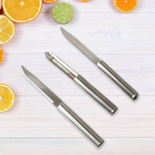 Stainless Steel Multipurpose Sharp Cutting Knife with Non-Slip Handle for Fruit, Meat and Vegetable Chopping (Pack Of 3) - dailyneed.life