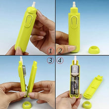 Electric Eraser Kit Automatic Pencil Eraser Battery Operated with 12 Eraser Refills - dailyneed.life