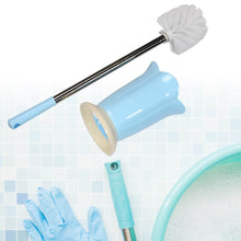 Premium Toilet Plastic Brush with Holder Stand Western and Indian Toilet Bathroom Cleaning - dailyneed.life