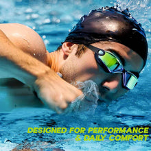 Knx Professional Anti-Fog UV Protection Swimming Goggles with Mirrored Lenses and Earplugs - dailyneed.life