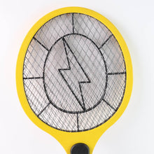Yellow Rechargeable Electric Mosquito Killer Racket with Cable - dailyneed.life
