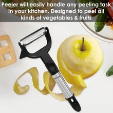 2-in-1 Double Julienne and Vegetable Peeler - dailyneed.life