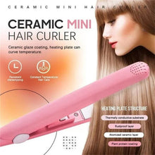 Beauty and Personal Care Professional Ceramic Plate Mini Hair Styler Straightener and Curler - dailyneed.life