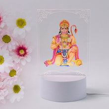 Beautiful 3D Lord Hanuman Frame with soft white light (1 Pc) - dailyneed.life