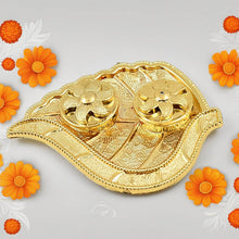 Leaf Shape Rakasha Bandhan Special Puja Thali (1 Pc) - dailyneed.life