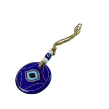 Decorative Evil Eye Wall Hanging Nazar Protector Charm with Beads, Wind Chime (1 Pc) - dailyneed.life