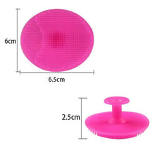 Bath & Facial Cleansing Brush, Soft Silicone Face Scrubber (2 Pc Set) - dailyneed.life