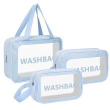3-IN-1 Waterproof Transparent Travel Toiletry Bag Set - dailyneed.life
