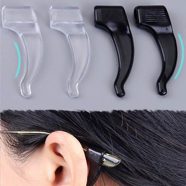 Soft Silicone Glasses Ear Hooks Anti-Slip Eyeglasses (1 Pair) - dailyneed.life