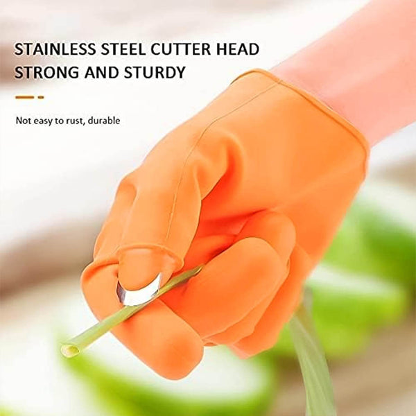 Right-Handed Silicone Thumb Cutter Gloves (1Pc) - dailyneed.life