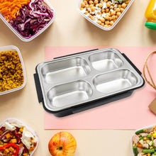 4 Compartment Insulated Lunch Box Stainless Steel |Tiffin Box for Boys, Girls, School & Office Men for Microwave & Dishwasher & Freezer Safe Adult Children Food Container (1 Pc) - dailyneed.life