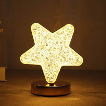 Star Crystal Diamond Touch Lamp – USB Rechargeable, 3-Way Dimmable - dailyneed.life