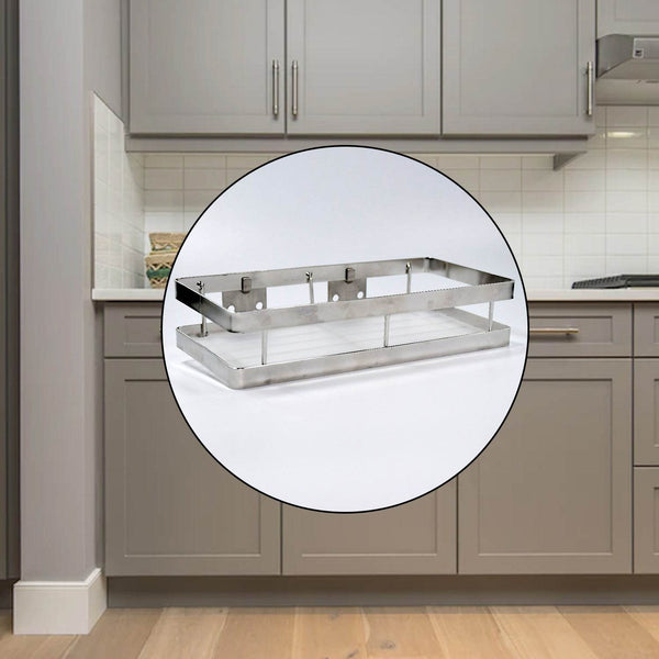 25 cm Metal Space Saving Multi-Purpose rack for Kitchen Storage Organizer Shelf Stand. - dailyneed.life