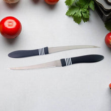 Premium Curved Serrated Stainless Steel Kitchen Knife Set (Mix Color & 2 Pc) - dailyneed.life