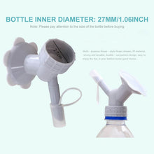 2-in-1 Bottle Cap Sprinkler - Dual Head Watering Spout, Double-Ended Nozzle for Indoor Seedlings and Plants, Garden Tool - dailyneed.life