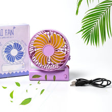 Portable Mini handy Fan & Personal Table Fan | Rechargeable Battery Operated Fan Suitable for Kids, Women, Makeup Artist, Home Office (Battery Not Include) - dailyneed.life