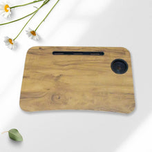 Multi-Purpose Laptop Desk for Study and Reading with Foldable, Cupholder & Drawer (1 Pc / Mix Plain Design / 58×38 Cm) - dailyneed.life